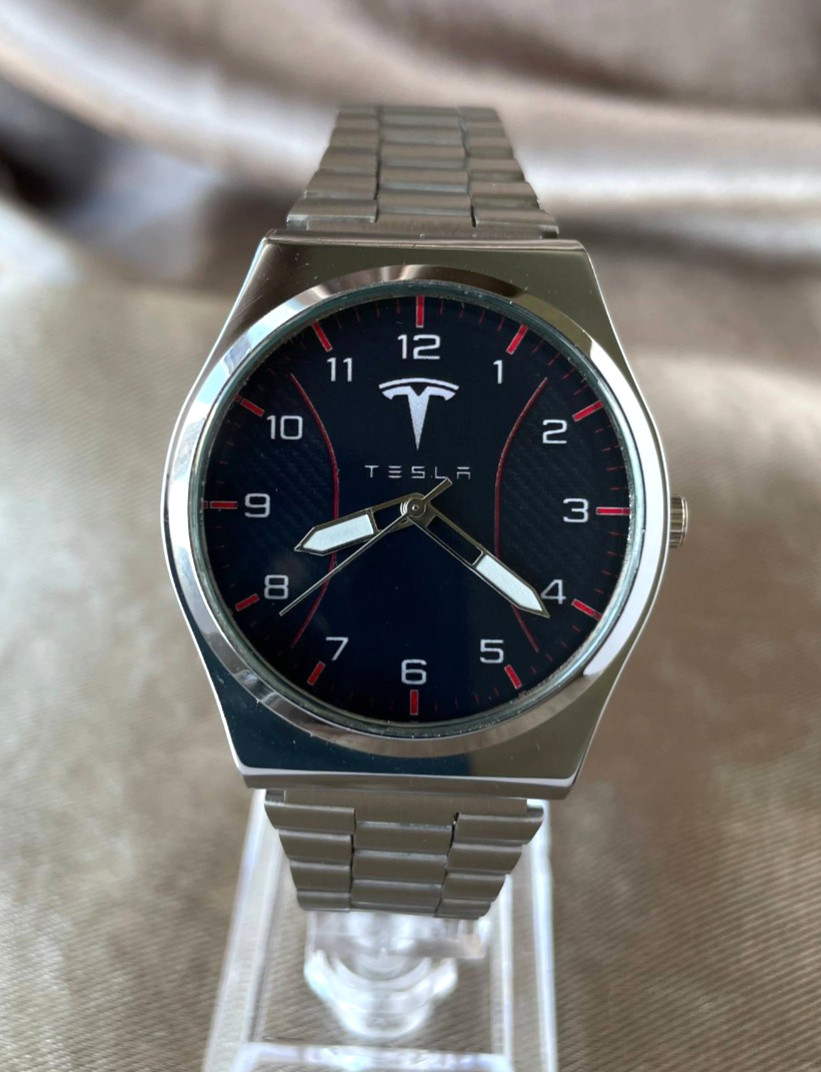 Tesla, handmade watch, quartz movement, Tesla