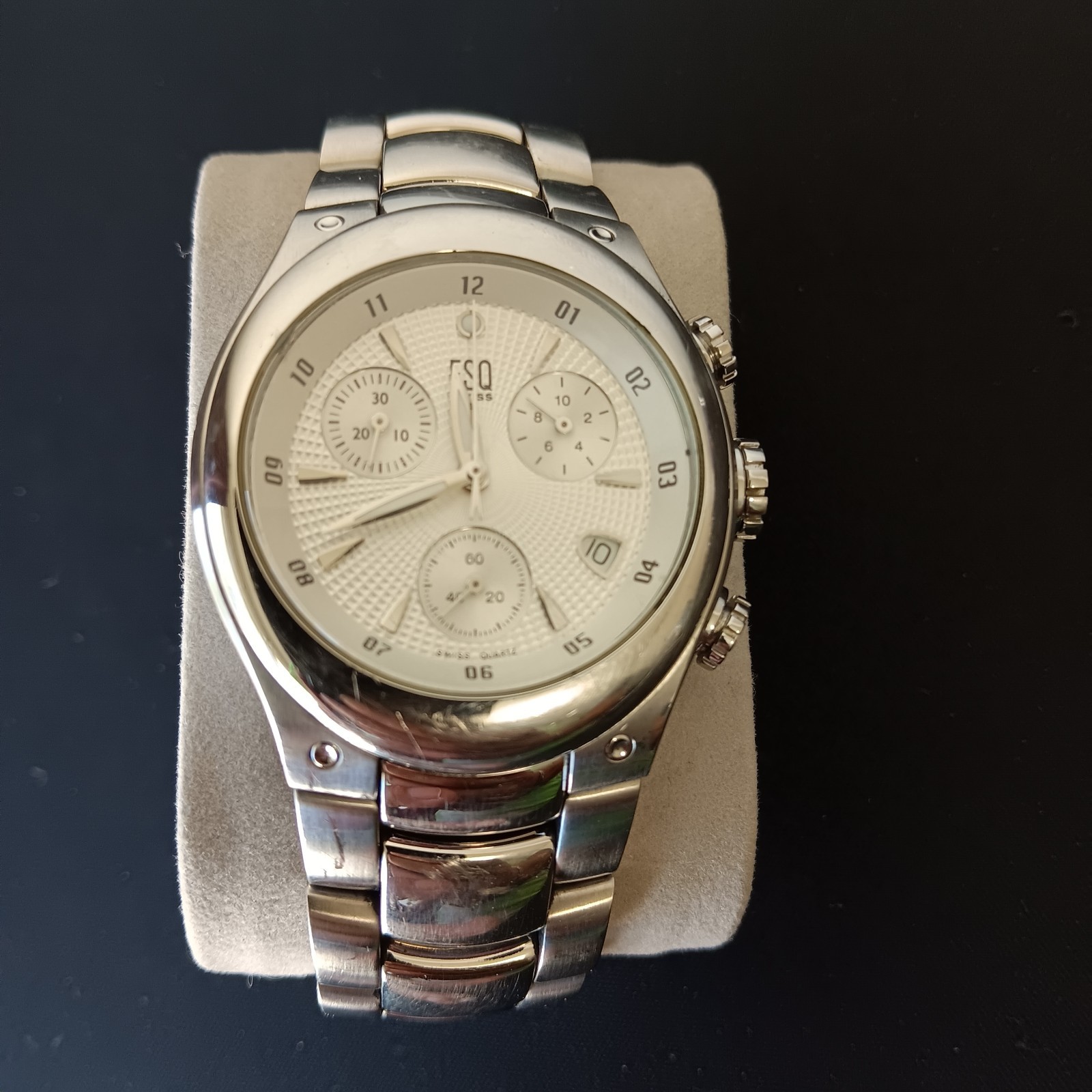 Esquire ESQ Movado Swiss E5262 Men’s Chronograph Watch 38mm