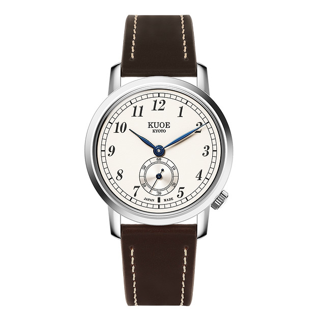 KUOE Kyoto OLD SMITH 90-007 Automatic Silver x Silver Blue Steel Hand from JAPAN