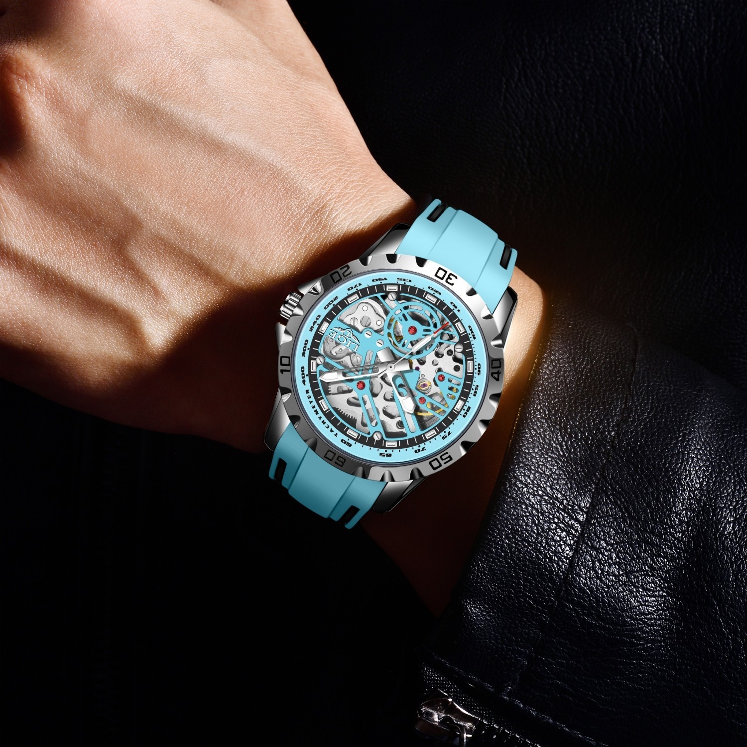 LIGE Men Quartz Watch Automatic Mechanical Steel Casual Business Male Wristwatch