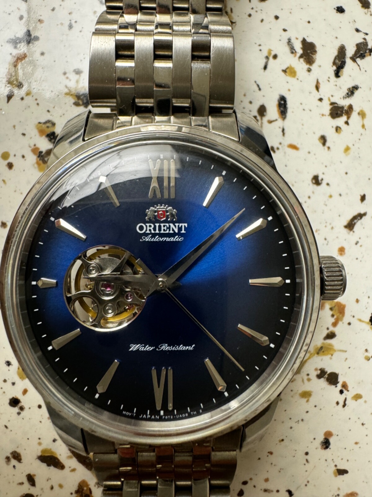 Orient FAG03001D0 39mm Stainless Steel Case with Stainless Steel Band Men’s…