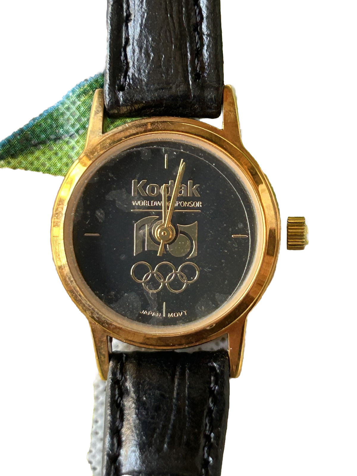 1996 Kodak Olympic Women’s Watch With Leather Wristband