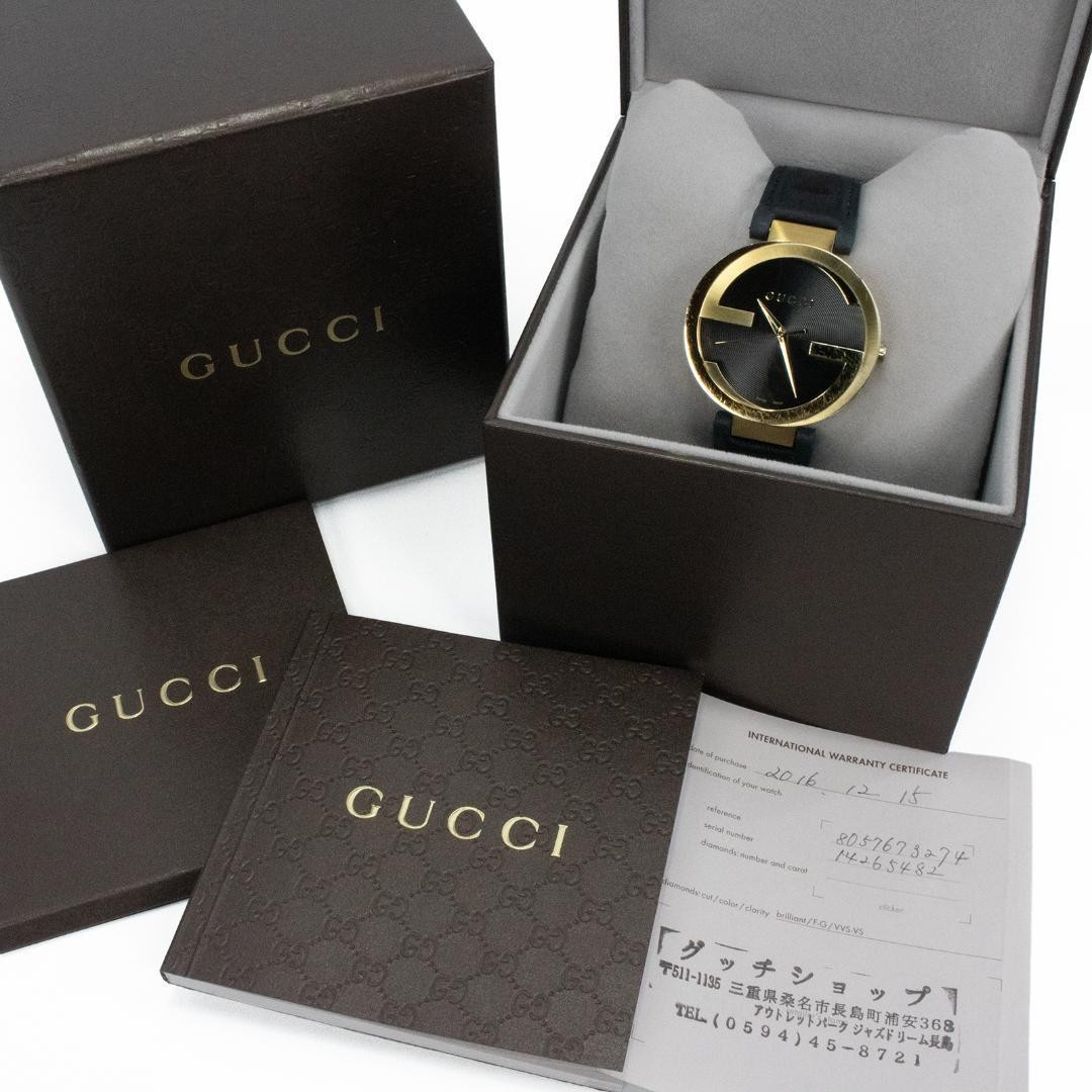 Gucci Interlocking Grammy Special Edition Black Men’s Quartz Watch Japan 0711977