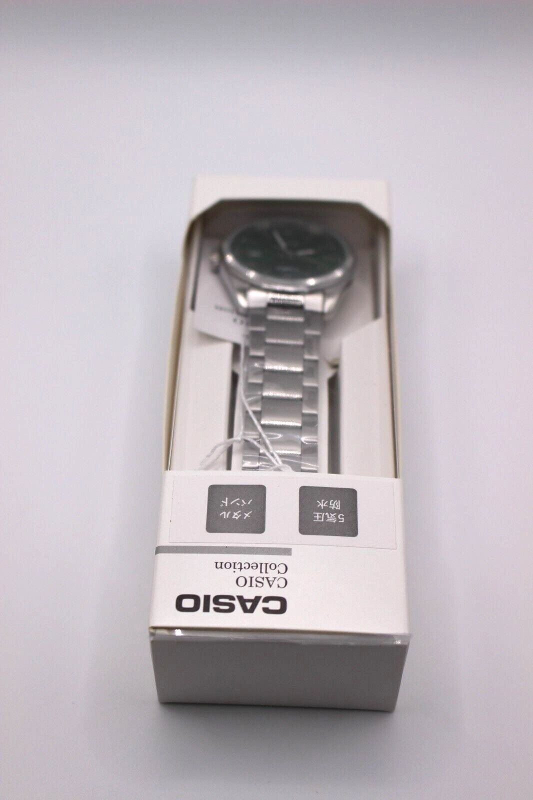 CASIO Collection MTP-1302D-3AJF Green x Silver Mens Watch Dark Dial Analog Gift