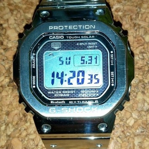 CASIO G-SHOCK GMW-B5000D-1JF Full Metal Tough Solar Radio Men’s Watch Japan