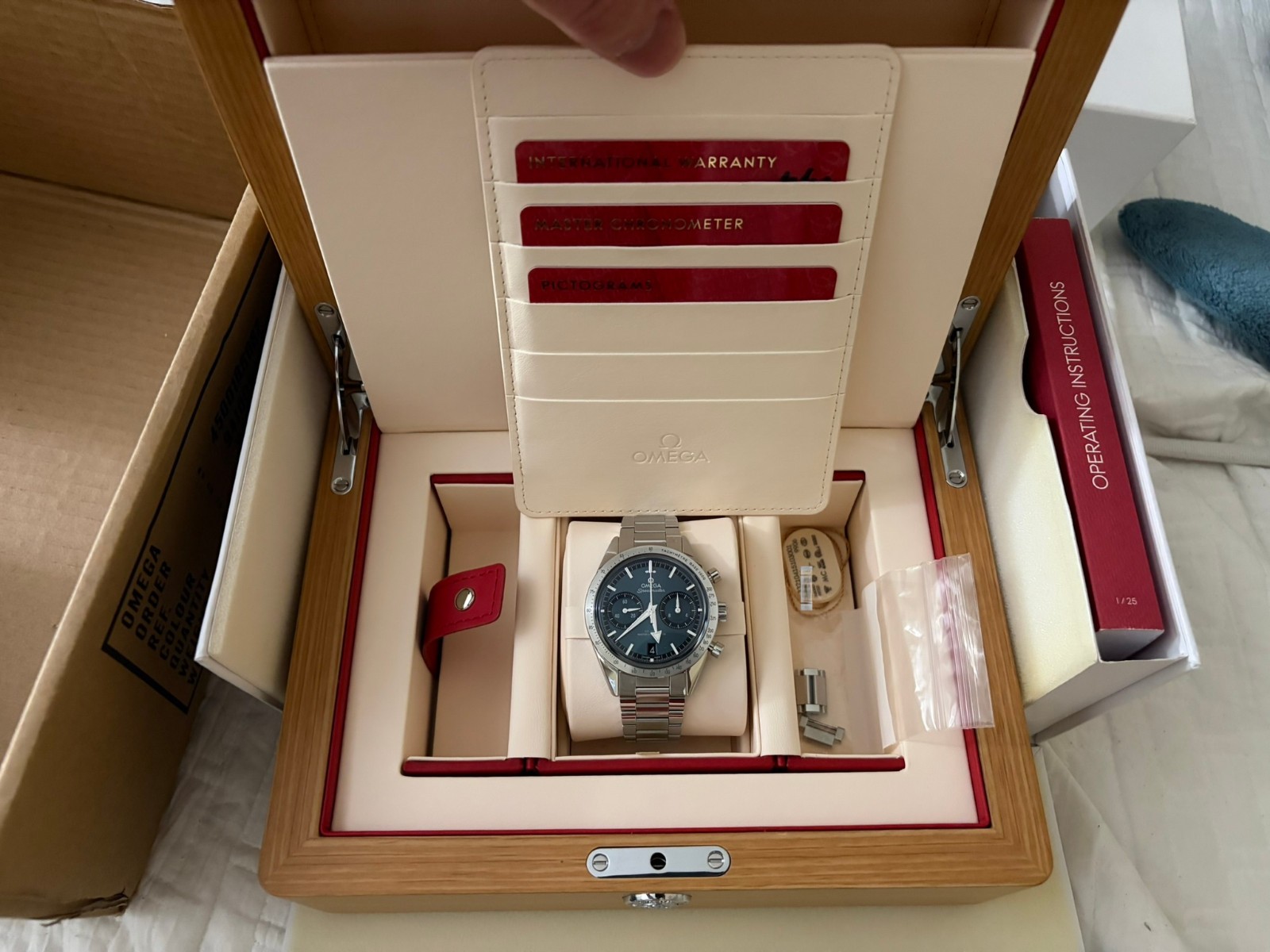 2023 OMEGA Speedmaster ’57 332.10.41.51.03.001 40.5mm Box and Papers Warranty