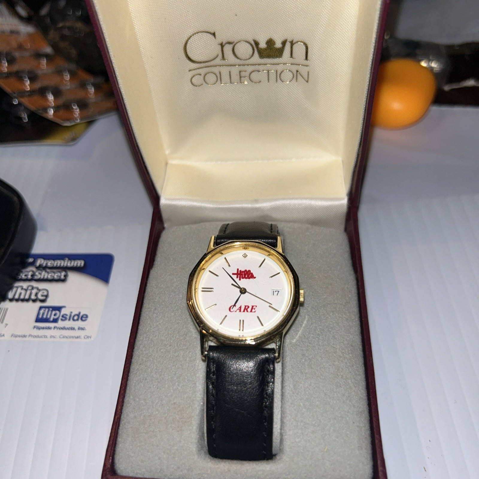 RARE Crown Collection Hills Department Store Watch PITTSBURGH HISTORY Not Workin
