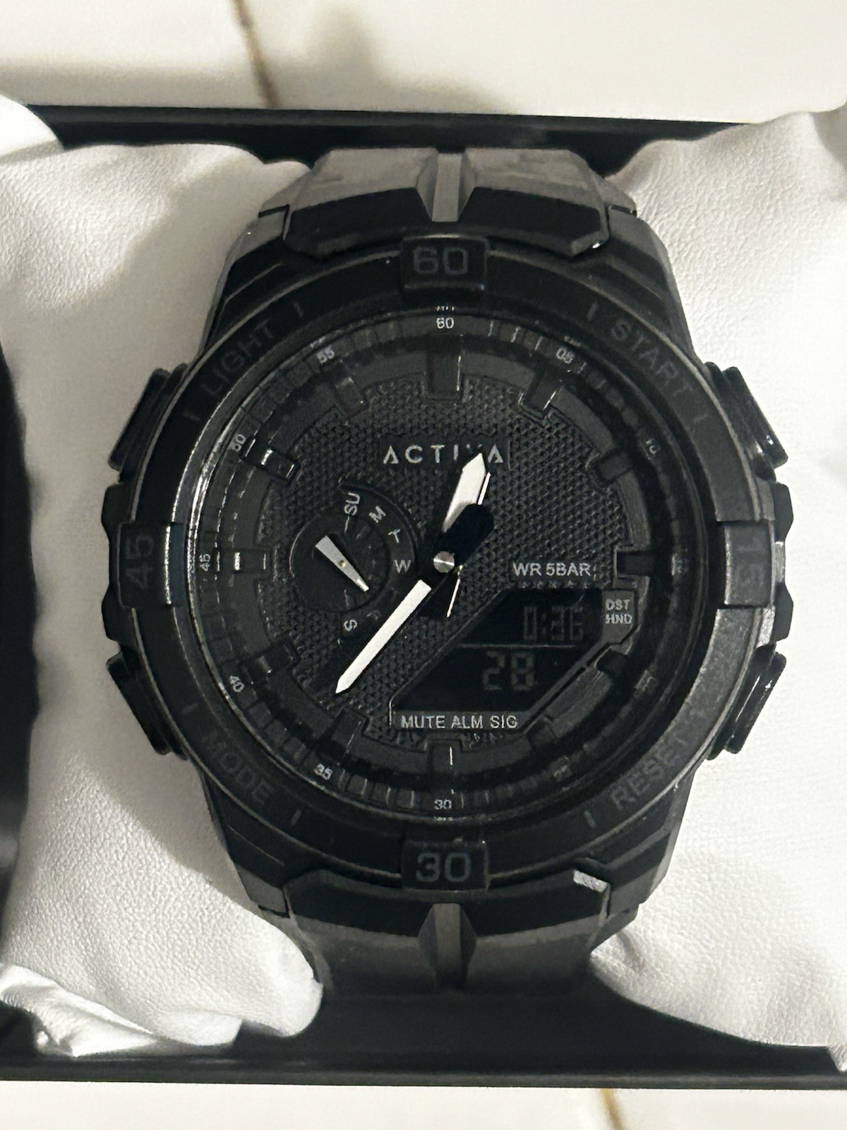 Activa Spry X Invicta Digital Essentials Men 53mm ABS Black SK160 NEW