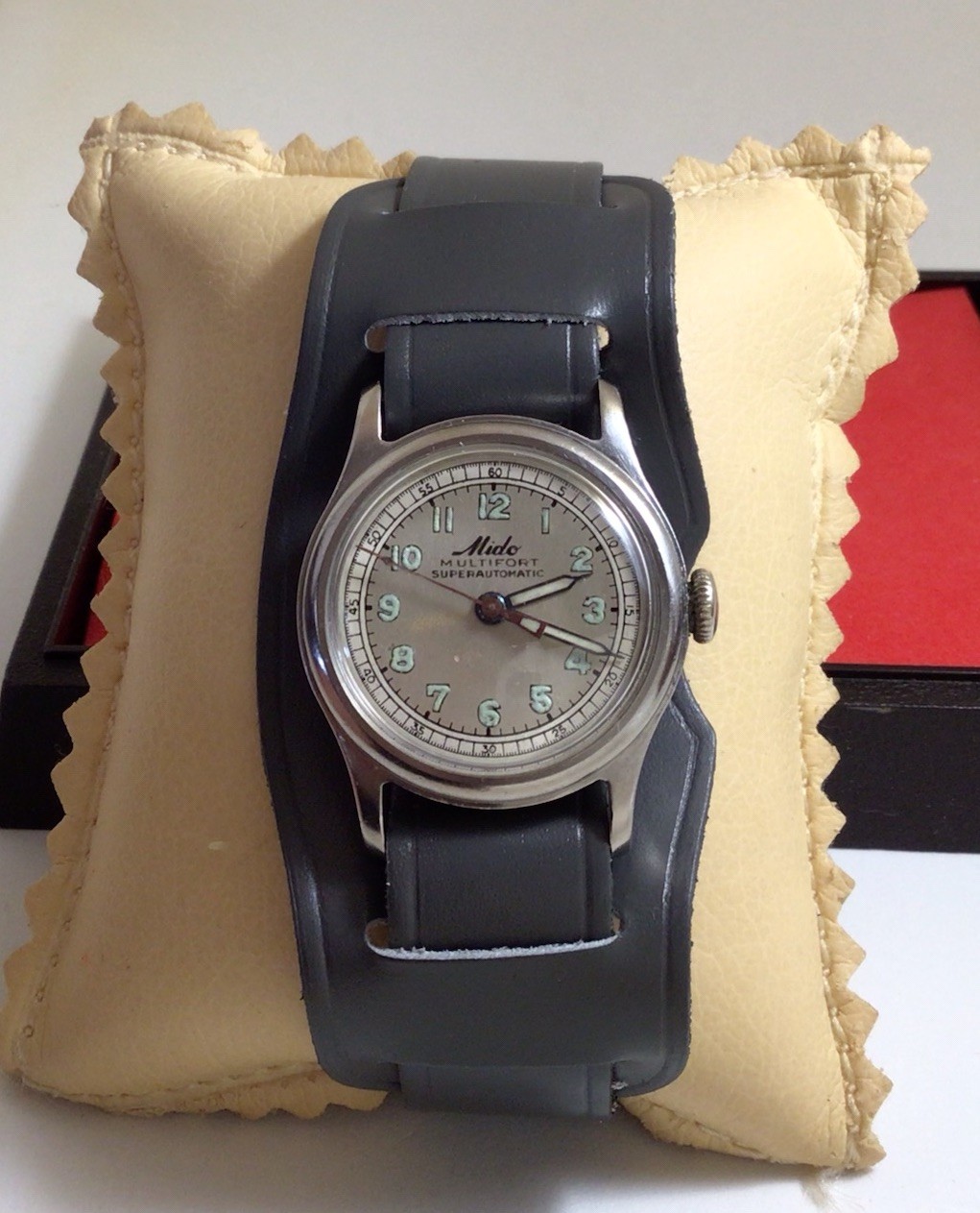 Vintage Mido Multifort Superautomatic Cal.817,17J Bumper,Ref.220,Ca.1940s,Works.
