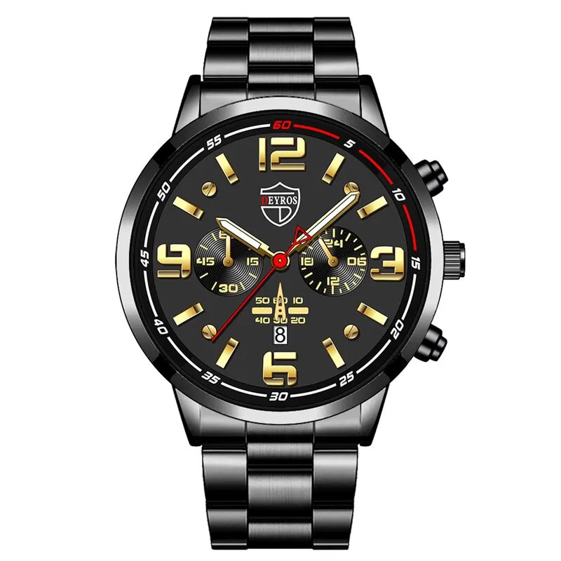 2023 Men’s Luxury Quartz Business Watch with Luminous Display