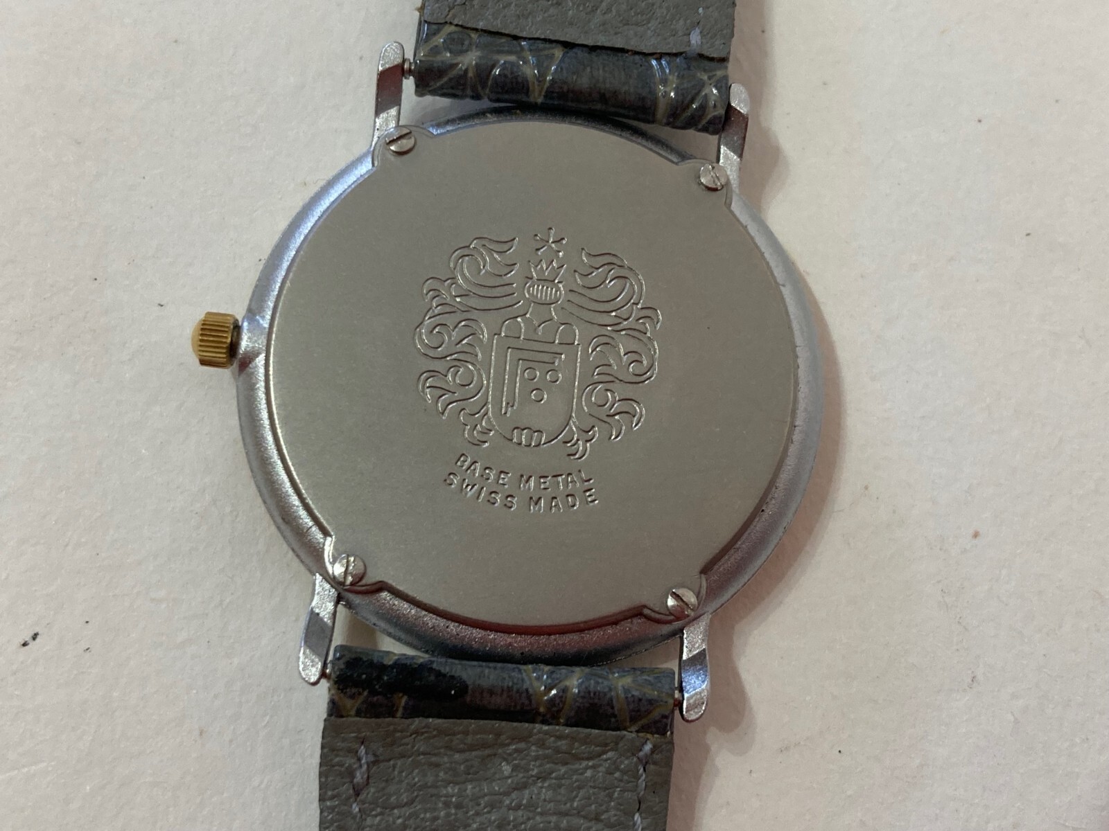 LUISTAR TIMEMASTER SWISS MADE WORKING VINTAGE QUARTZ WATCH.