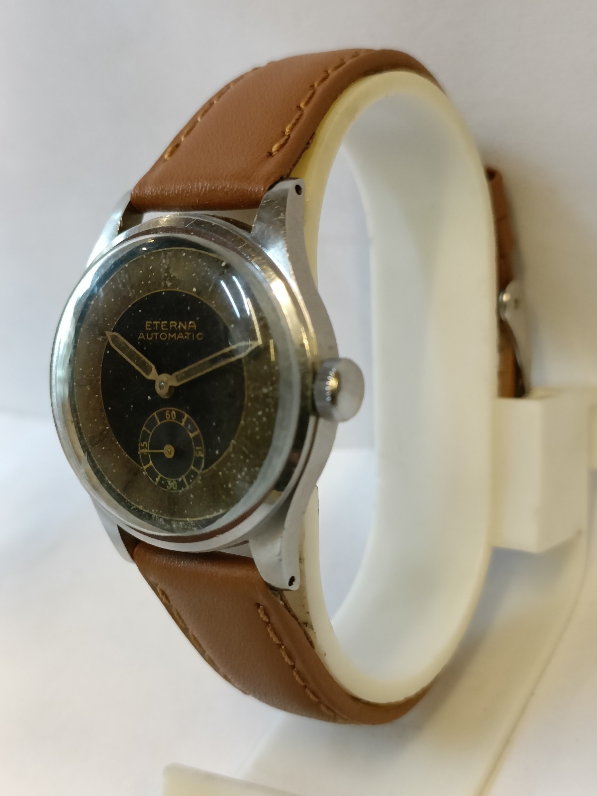 ETERNA SUB-SECOND AUTOMATIC PATINA DIAL SWISS MEN’S WORKING CONDITION
