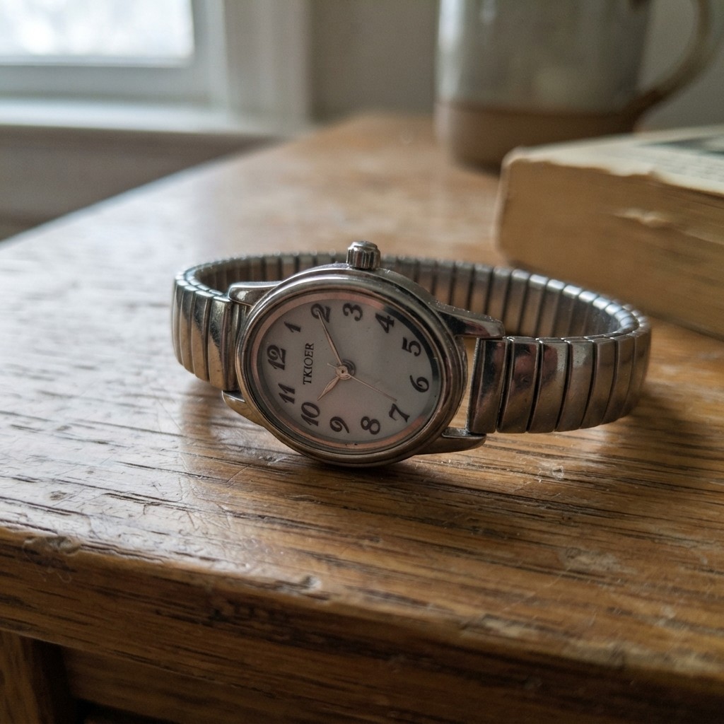 Luxury Stainless Steel Expansion Band Watch for Women – 30M Water Resistant