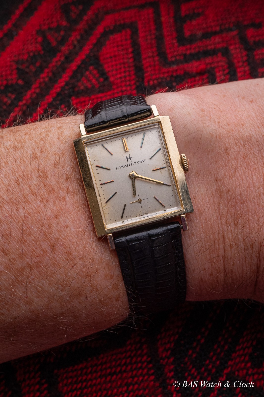 Vintage Hamilton Thinline 6501 – Square Gold Filled – Fully Serviced