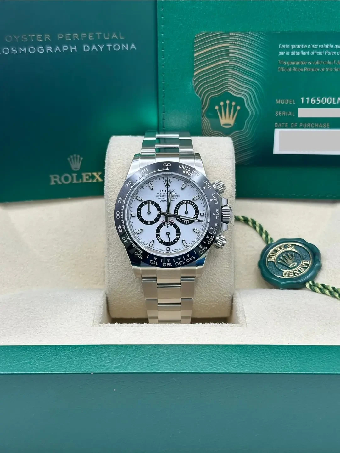 Rolex Daytona 116500LN White Dial – Preowned