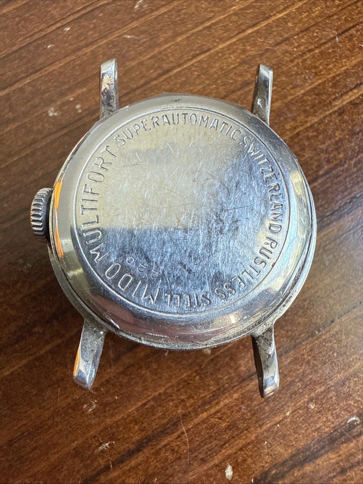 MIDO Multifort EXTRA Super Automatic Original Dial 50s S/S Bumper Rotor Patina