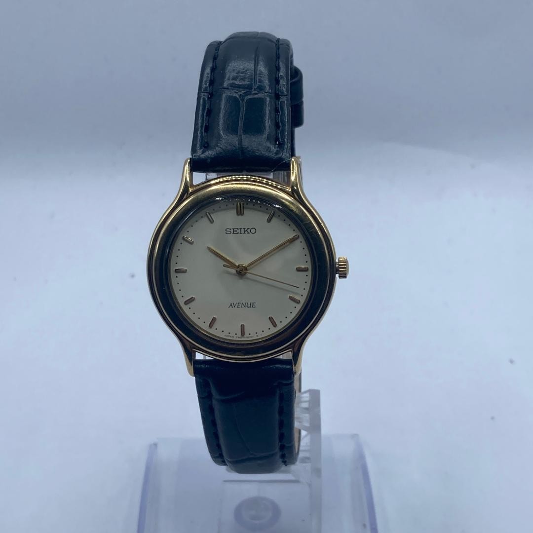 [Working Condition] SEIKO AVENUE Seiko Round Gold