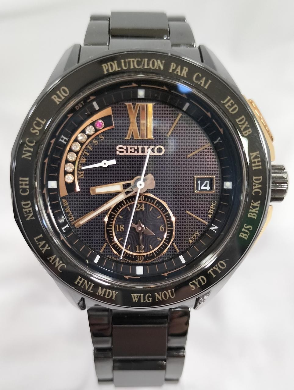 [B1N] Seiko Brightz SAGA115 8B54-0AA0 Solar Radio Controlled JDM Watch [t3v]
