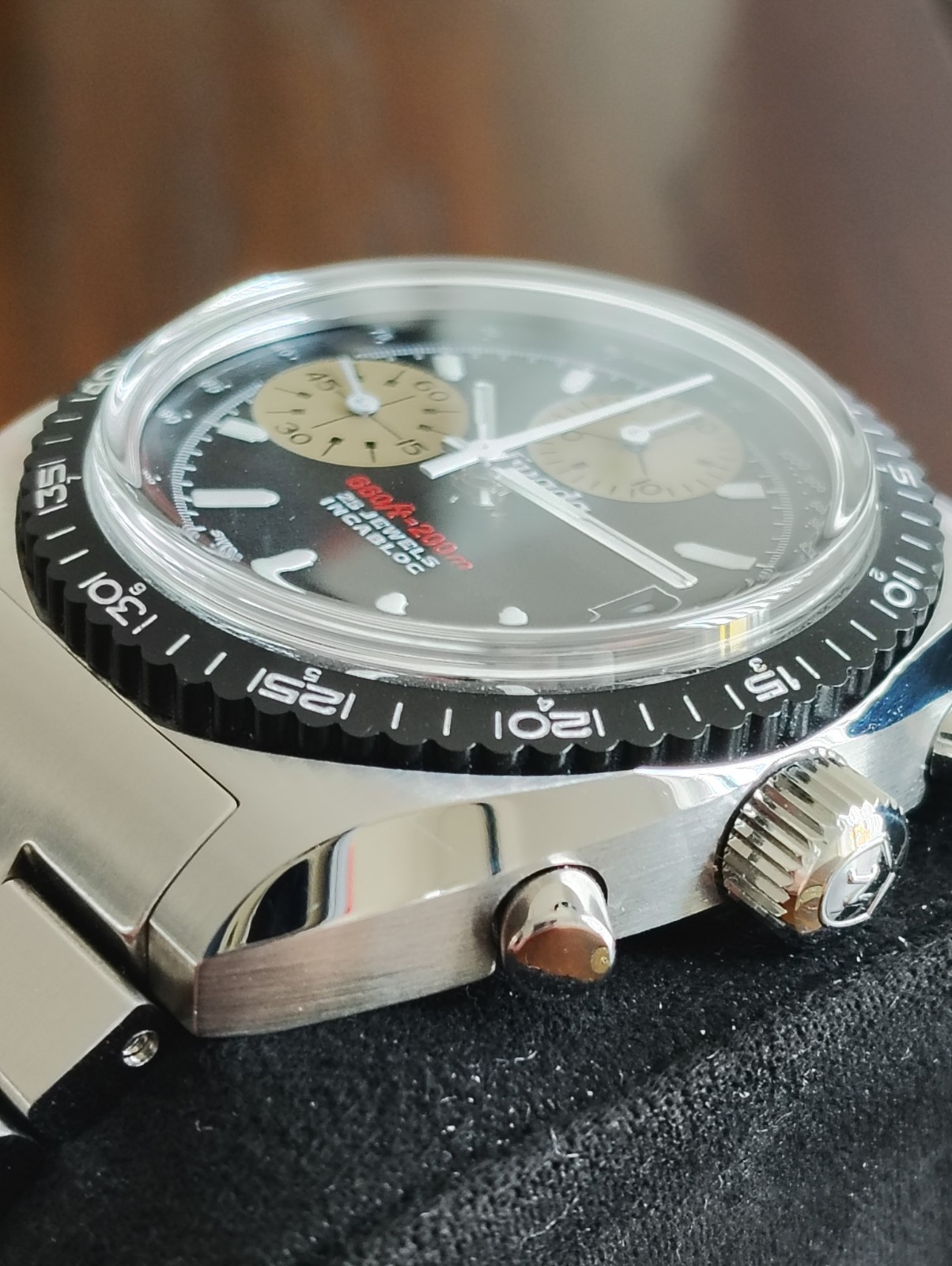 Nivada Grenchen Automatic Chronosport Full Set 38mm Autochron White 77002A45
