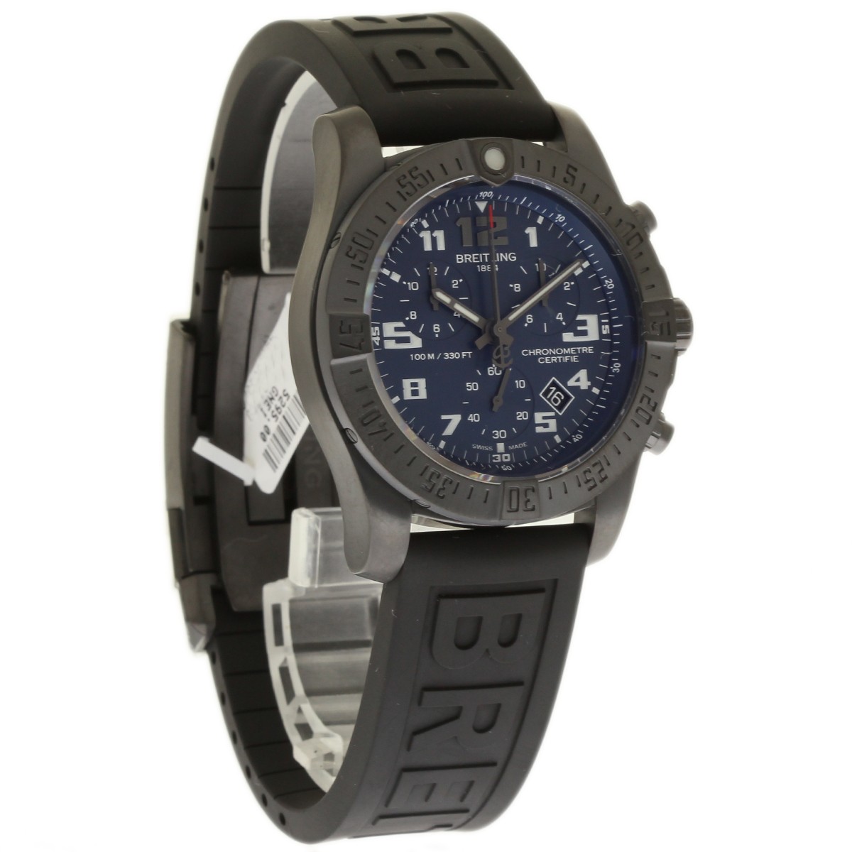 Breitling NEW Chronospace Night Mission V73330 RUBBBER BREITLING WARRANTY #BR27