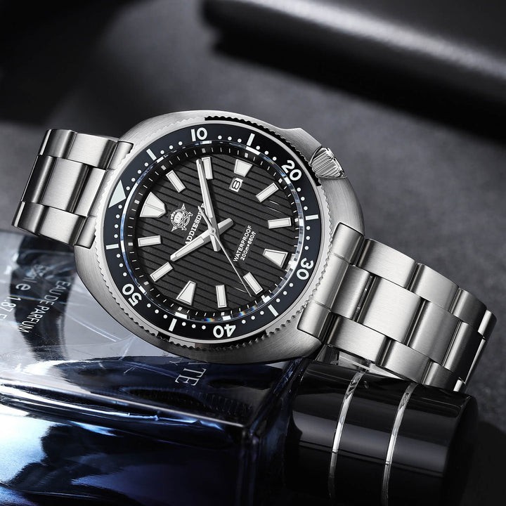 Addiesdive AD2507 Turtle Quartz Diver.Ships from USA.