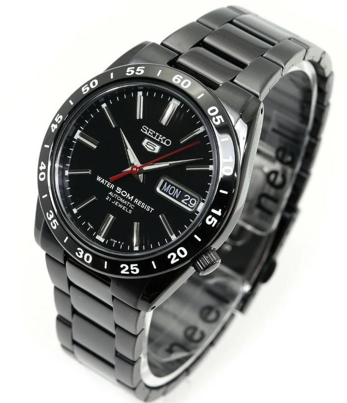 Seiko 5 SNKE03K1 Automatic Black Dial 21 Jewels 50M Water Resist Men’s Watch