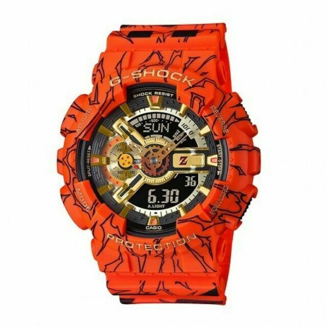 Casio G-Shock Dragon Ball Z GA-110JDB-1A4 51.2mm Case Orange/Black Resin…