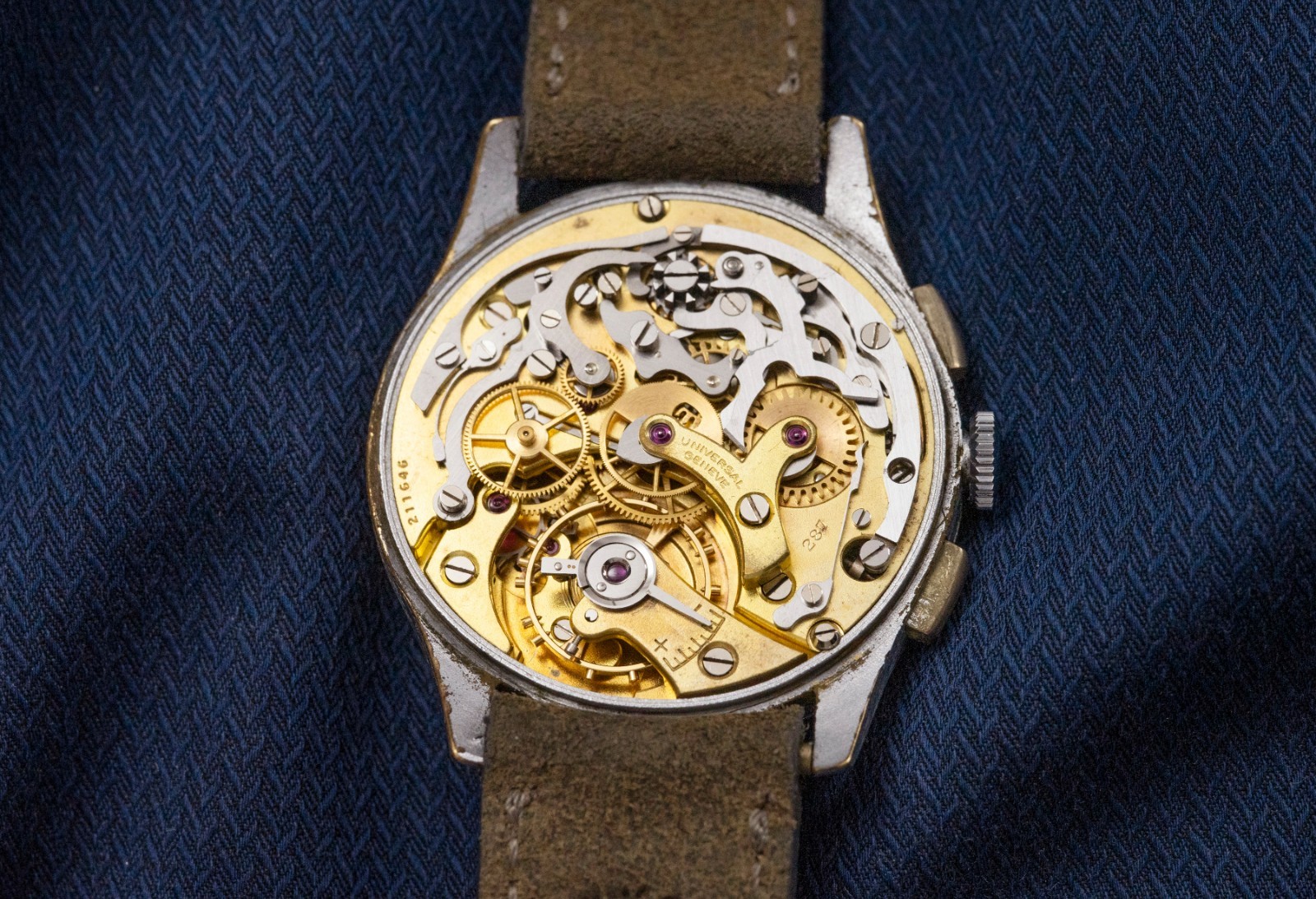 Universal Geneve Compax Chronograph – Cal 287 – Tropical Dial – 1943