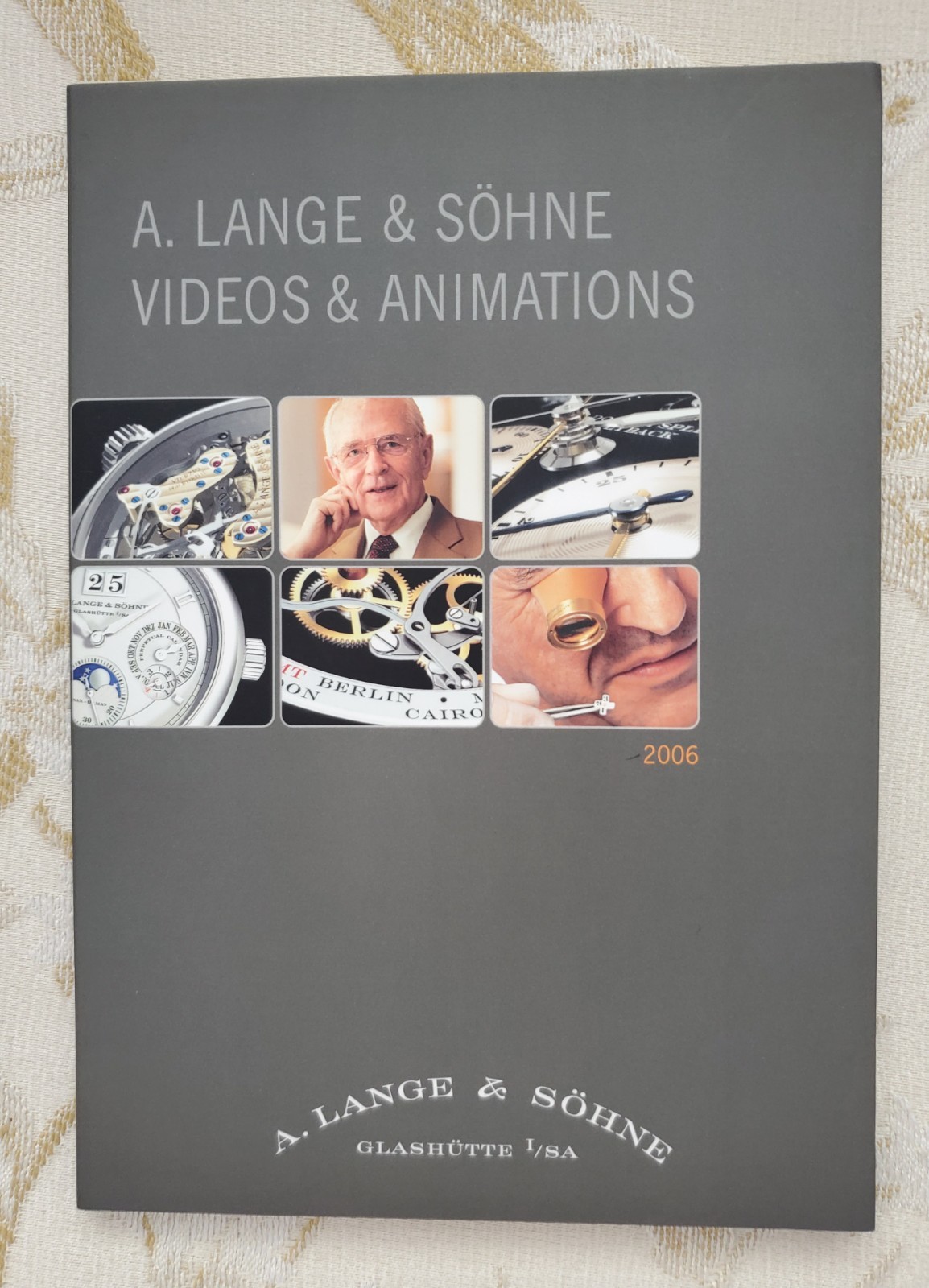 A Lange & Sohne Animations Langematic Perpetual VIP Press Kits 2006 DVD & CD