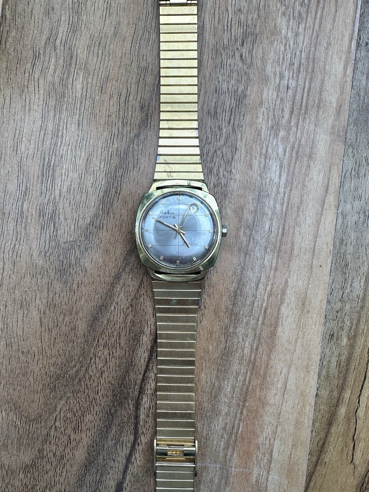 Rare Vintage Audax Fortis TrueLine Automatic Watch, Ref 6083, ETA 2452