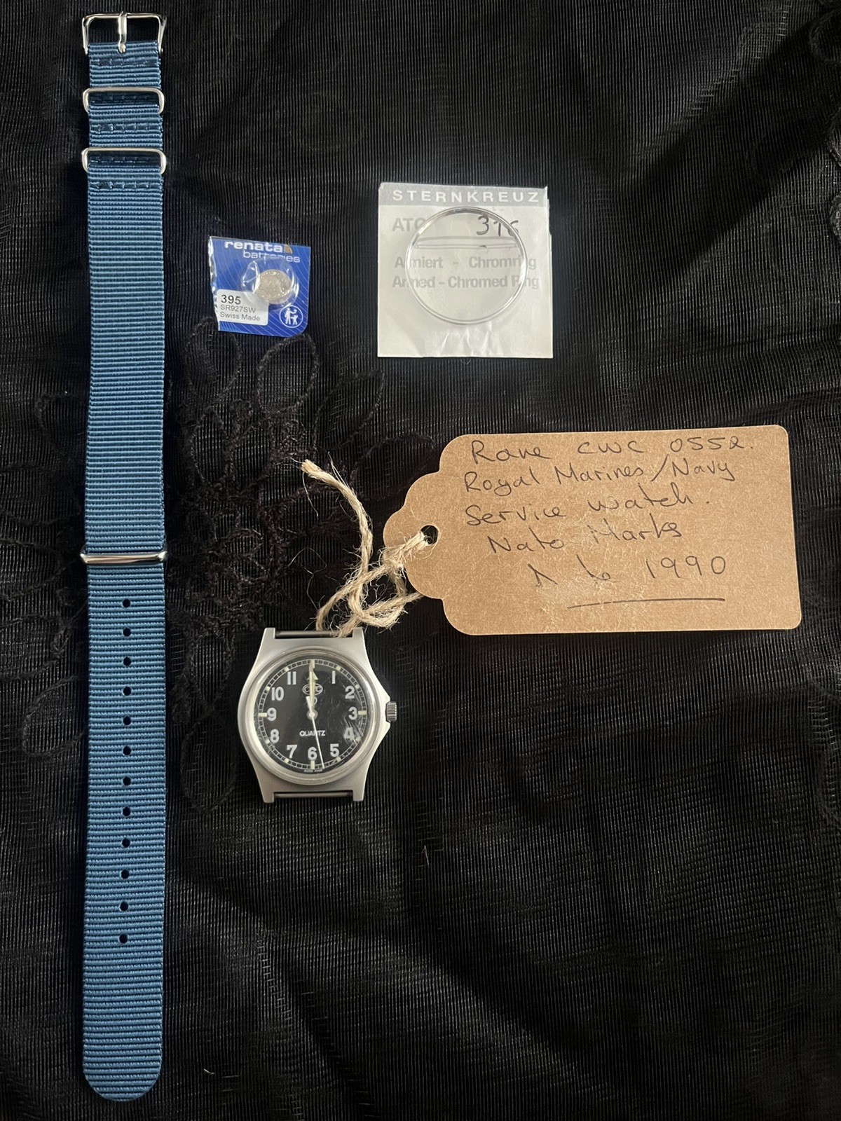 Rare G10 CWC 0552 Royal Navy Service NATO Military Watch Incl New Glass & Strap