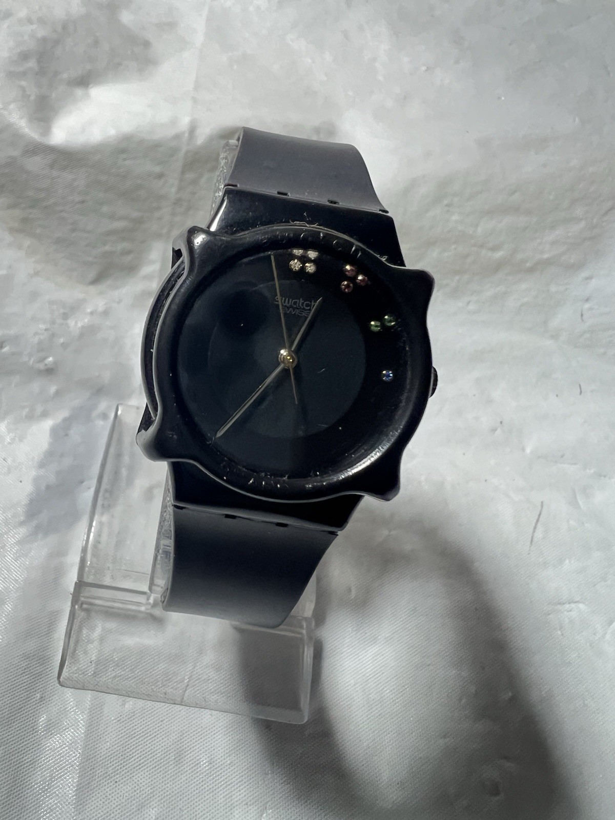 Swatch LADY LIMELIGHT(LB110), Stone Colored Within The Bezel, woman’s,34mm Case