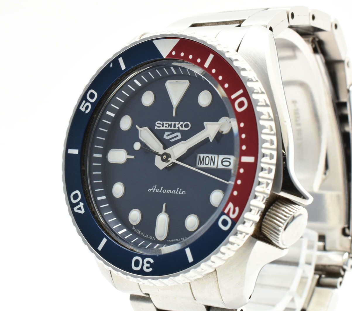 SEIKO SKX007 7S26-0020 Automatic PEPSI DAY/DATE Vintage Men’s Watch JAPAN
