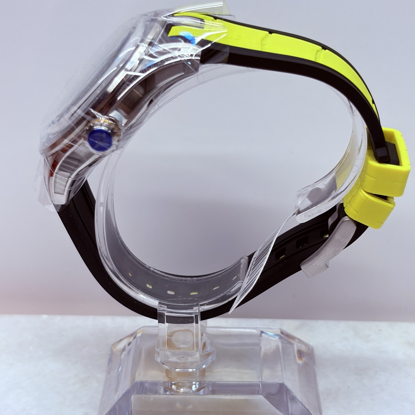Invicta Celestial Automatic 44.5mm Men’s Skeleton Sapphire – Yellow Band (70088)