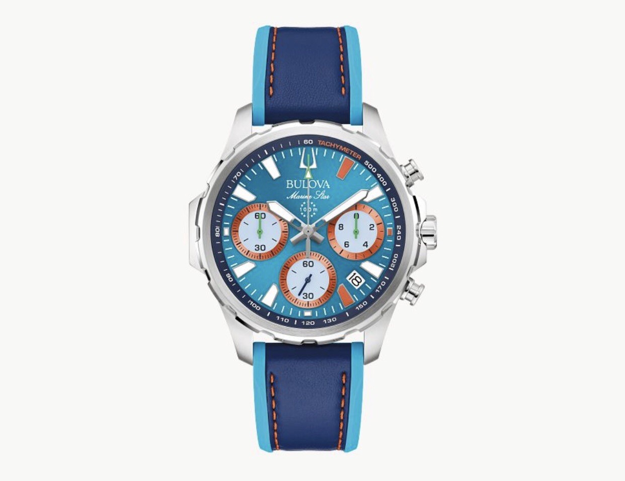Bulova E1 Team Miami Men’s Electric Boat Racing New Marine Star B 96B460