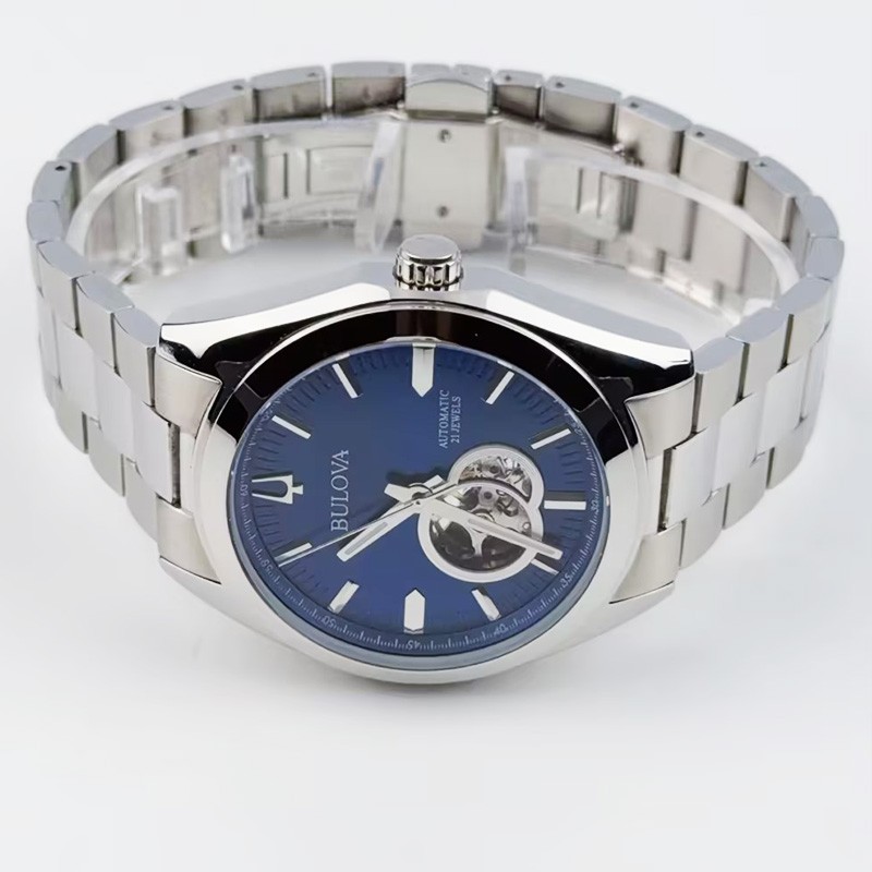 Bulova Surveyor 96A275 Men’s Automatic watch Blue Dial Stainless Steel 42mm