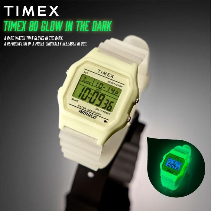 TIMEX T80 Glow in the Dark TW2Y02600 Japan Limited Edition Luminous Watch Quartz