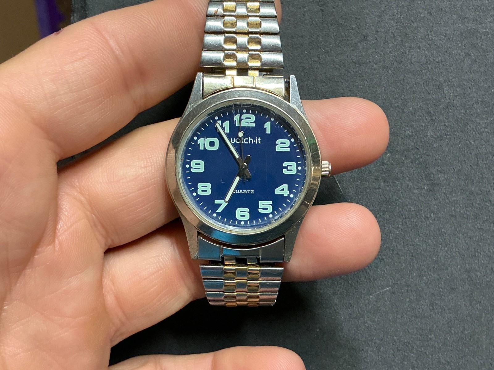 Watch-It MLN 3207 Quartz Watch New Battery Working