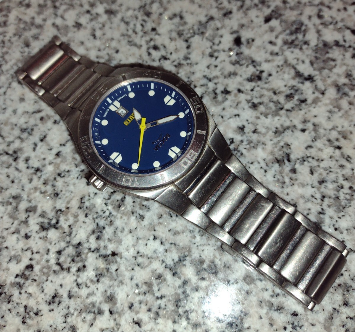 Men`s Boccia Watch. Model # 3529-02 (Battery Needed).