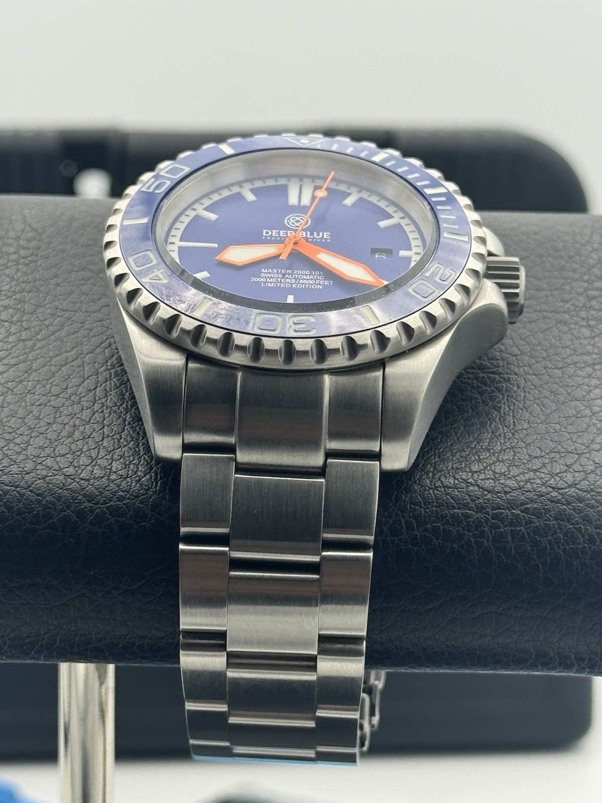 DEEP BLUE MASTER 2000 “10 YEAR ANNIVERSARY” 46MM BLUE DIAL! 2000M DIVER!