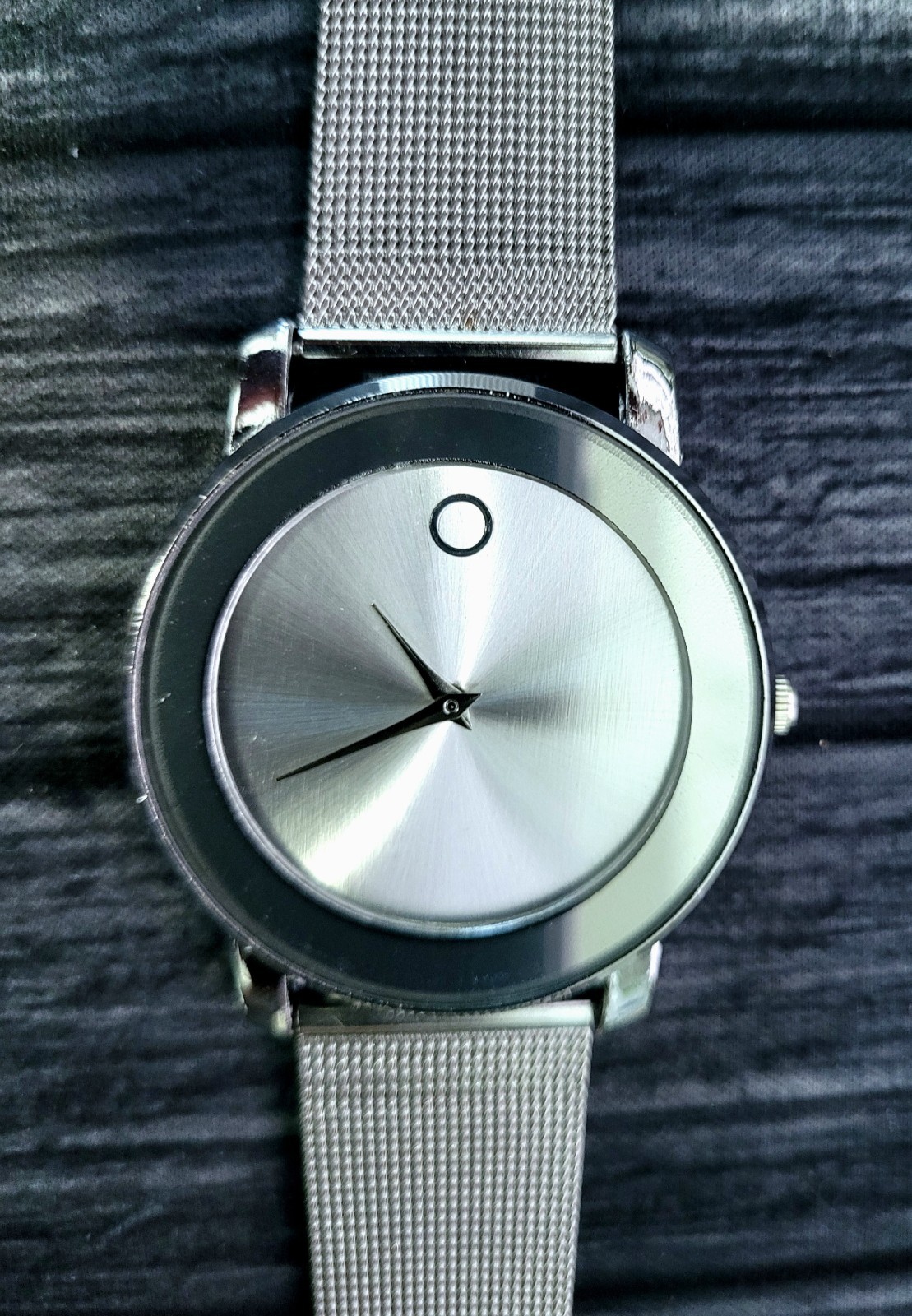 Really Nice Affordable Silver M Bold Style Mens Dress Watch
