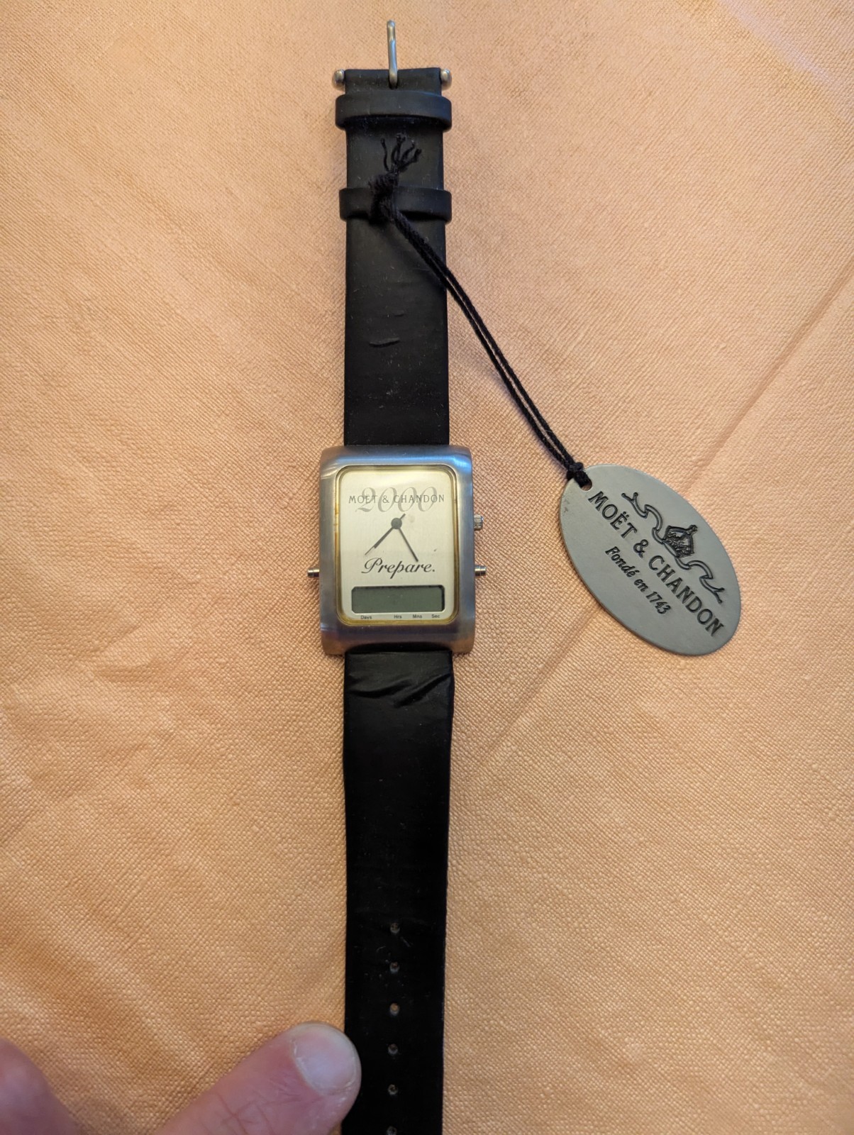 Vintage Watch, Moet Chandon Countdown to Millenium Year 2000 “PREPARE” Y2K