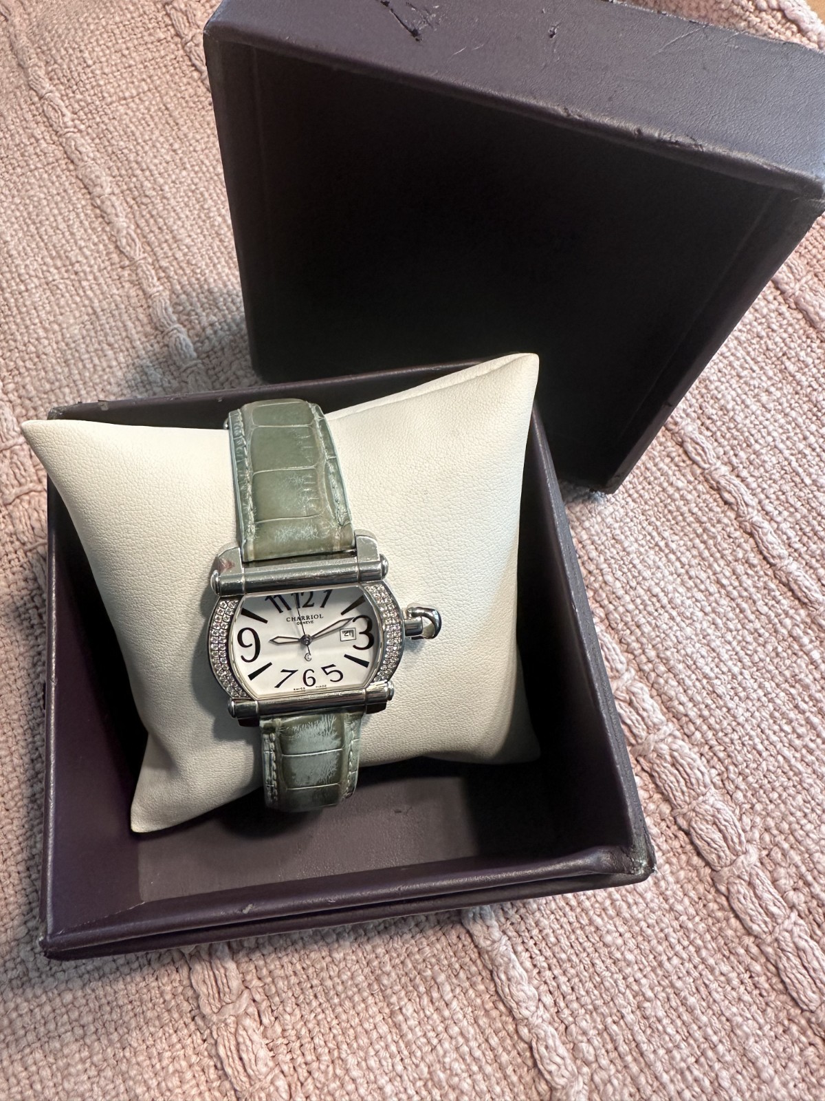Authentic Philippe Charriol Actor Diamond Bezel Swiss Quartz Watch – CCHTL