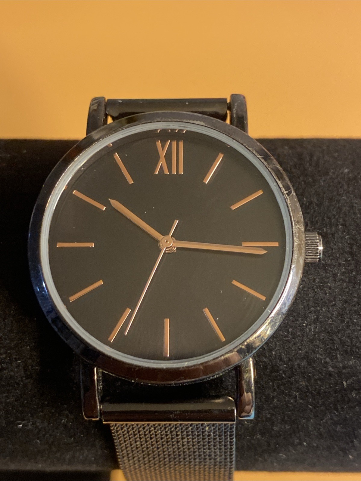 FMD Metal Gray Men’s Watch # FMDAND027 Mesh Band New Battery