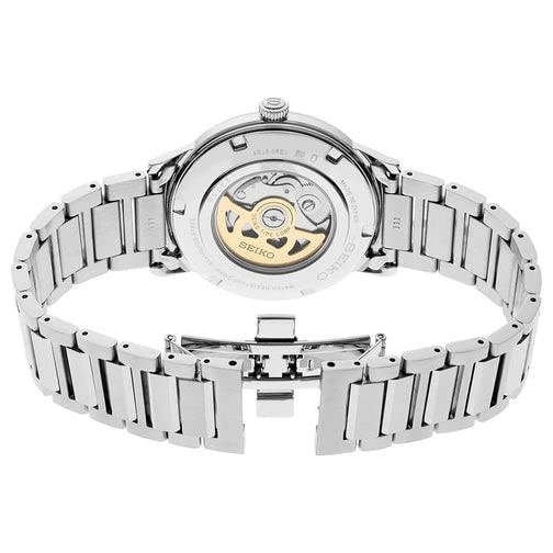 Seiko Men’s Presage Automatic Blue Dial Watch – SRPJ13J1 NEW