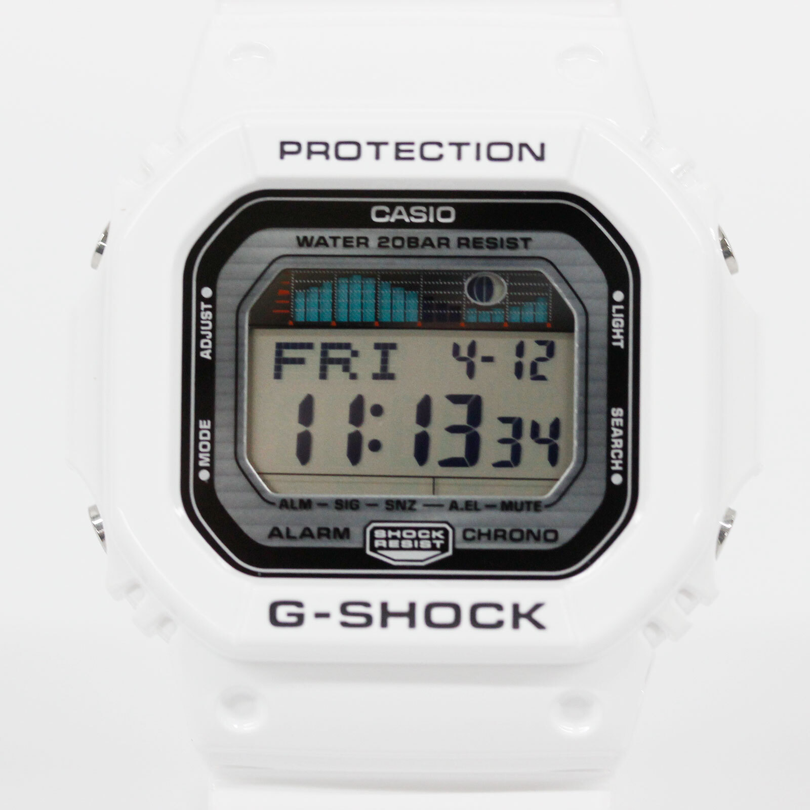 CASIO G-SHOCK GLX-5600-7JF Digital Quartz Shock-Resistant Clear White