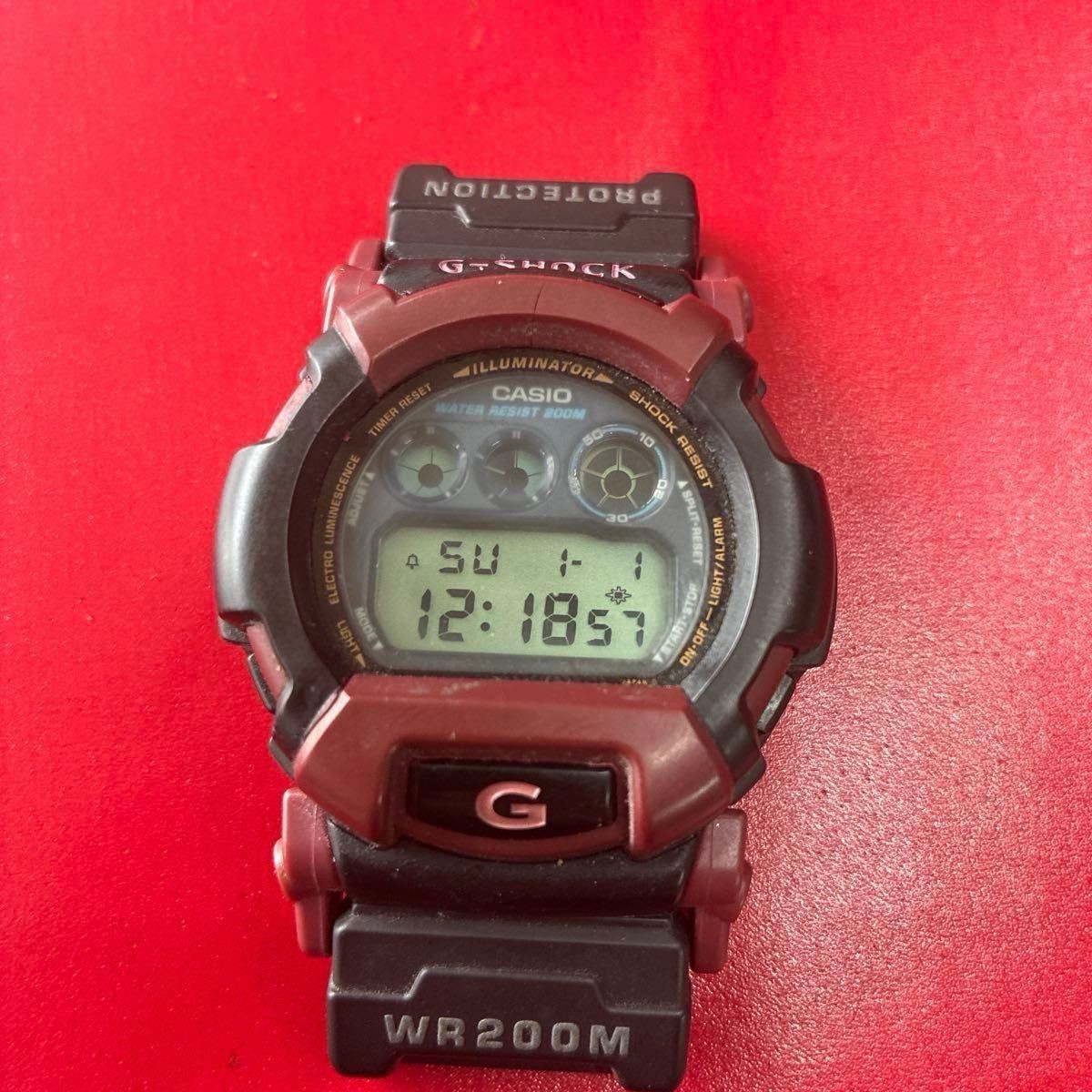 ⌚🔥 CASIO G-SHOCK DW-002 Vintage Digital Watch Working New Battery Parts Japan