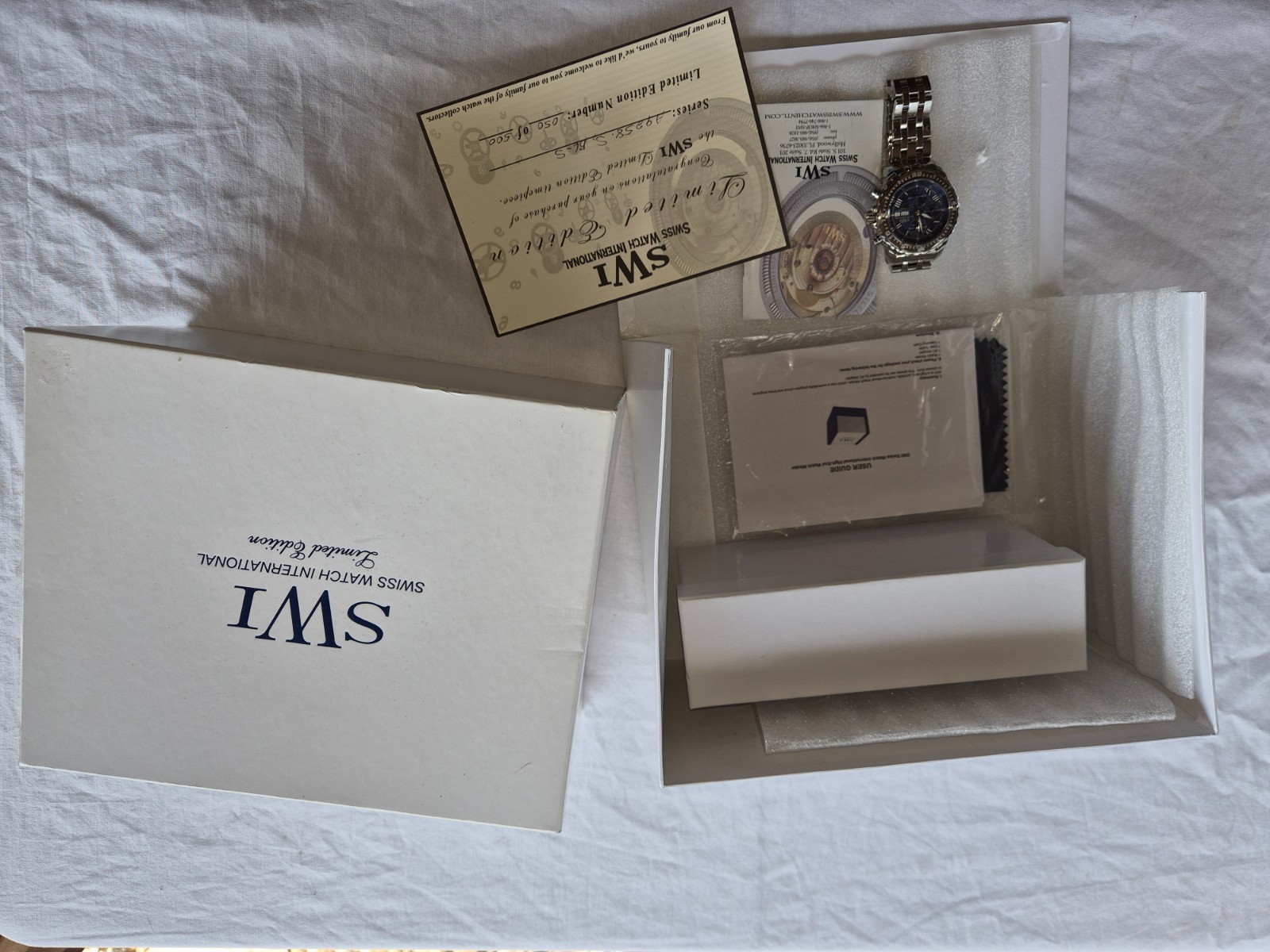 SWI Limited Edition Automatic Chronograph (Model A92258) 20 ATM