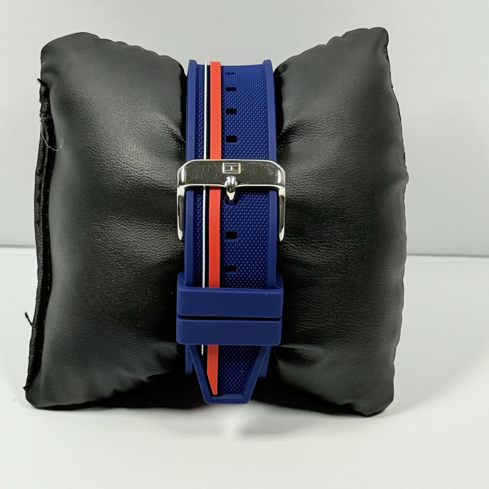 Tommy Hilfiger Clark Multifunction Blue Dial Silicone Model 1792083 Men Watch