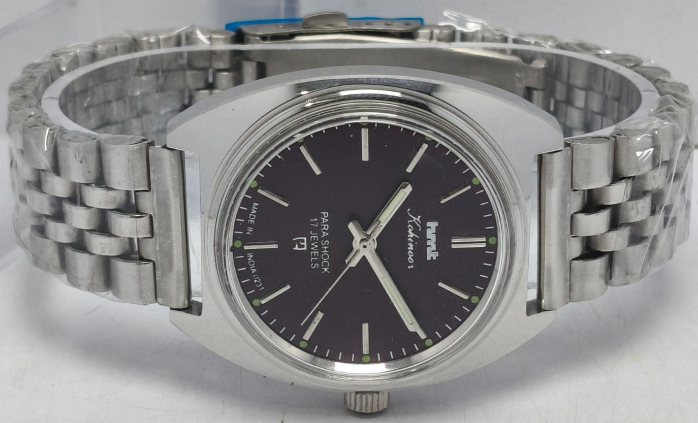 HMT Kohinoor 17 Jewels Hand Winding Wrist Watch For Men’s In Working Condition